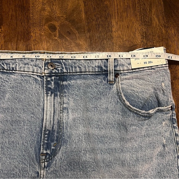 NWT Abercrombie & Fitch 90s Straight Ultra High Rise Jeans Size 35 / 20 Short - Picture 8 of 12